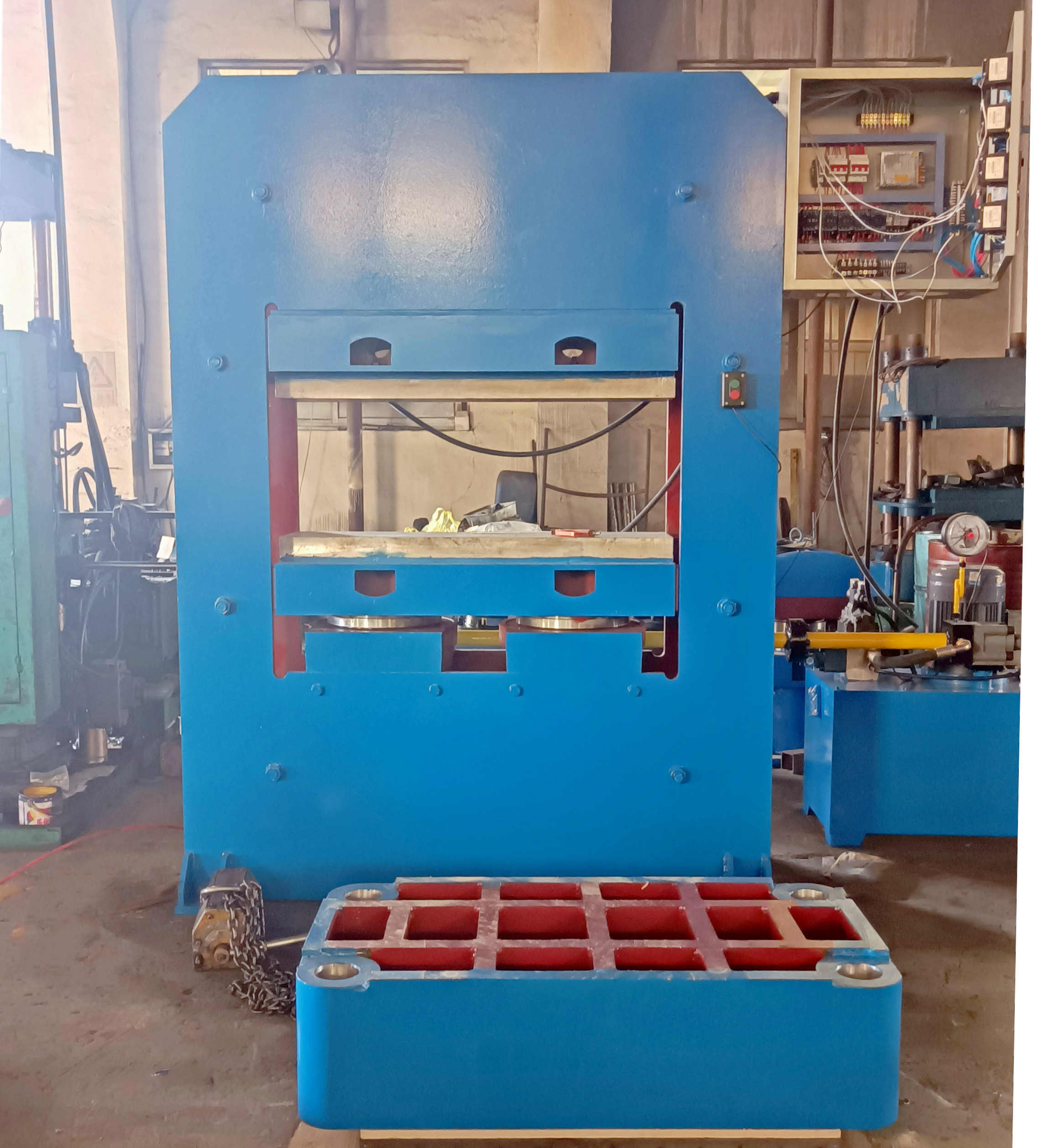 200噸平板硫化機(jī) 金剛石繩專用硫化機(jī)